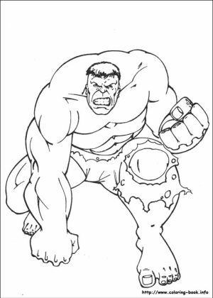 Hulk Coloring Pages Superheroes Printable   31749