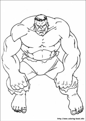Hulk Coloring Pages Superheroes Printable   38961