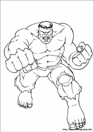 Hulk Coloring Pages Superheroes Printable   67128