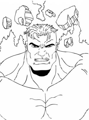 Hulk Coloring Pages to Print for Boys   41672
