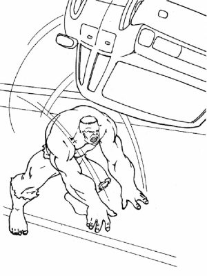 Hulk Coloring Pages to Print for Boys   56041