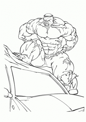 Hulk Coloring Pages to Print for Boys   88562