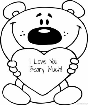 I Love You Coloring Pages Free for Kids   e9bnu