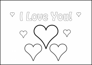 I Love You Coloring Pages Printable for Kids   r1n7l