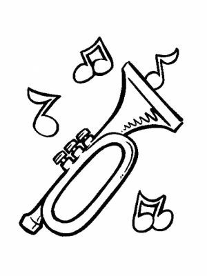 Image of Music Coloring Pages to Print for Kids   05021