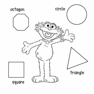 Image of Shapes Coloring Pages to Print for Kids   uan64