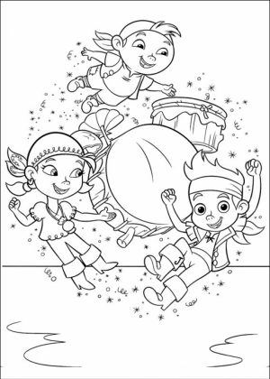 Jake and The Neverland Pirates Coloring Pages Disney Jr   yx3bt