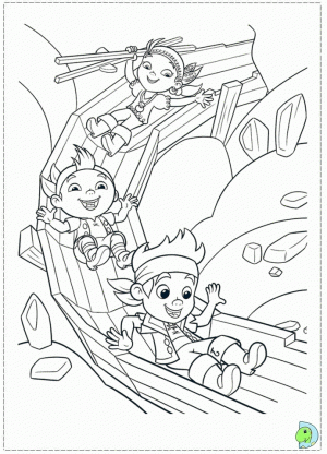 Jake and The Neverland Pirates Coloring Pages Disney Jr   yx51