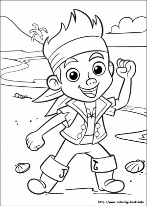 Jake and The Neverland Pirates Coloring Pages Free   6316s