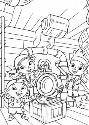 Jake and The Neverland Pirates Coloring Pages Printable   ov6pn