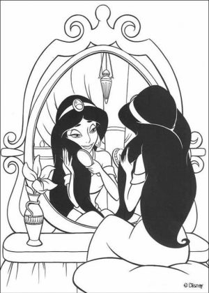 Jasmine Coloring Pages for Toddlers   74179