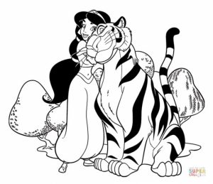 Jasmine Coloring Pages Free to Print   56346