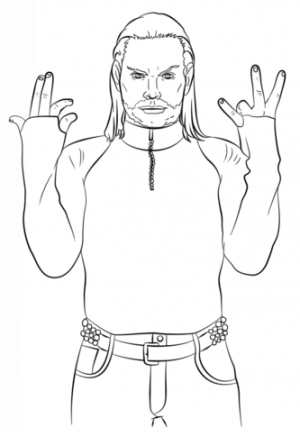Jeff Hardy Coloring Pages Printable   27FB3