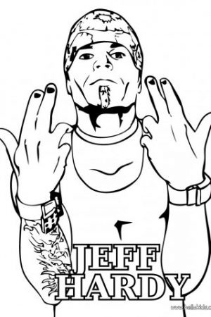 Jeff Hardy Coloring Pages Printable   3CVW0