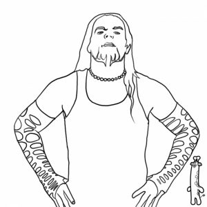 Jeff Hardy Coloring Pages Printable   7fvs2