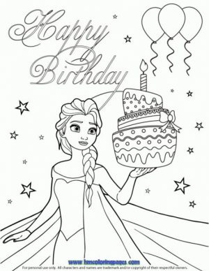 Kids Coloring Pages Happy Birthday Printable   27810
