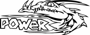 Kids’ Printable Alligator Coloring Pages Free Online   p2s2s