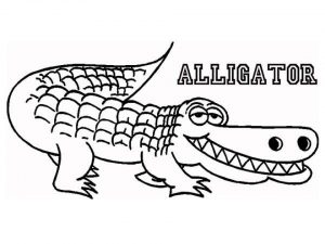 Kids’ Printable Alligator Coloring Pages   x4lk2