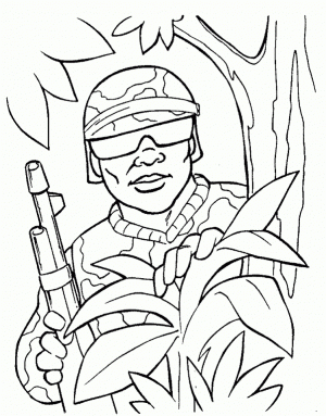 Kids Printable Army Coloring Pages   35vb890