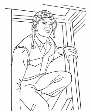 Kids Printable Army Coloring Pages   qe5678