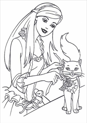 Kids’ Printable Barbie Coloring Pages Free Online   p2s2s