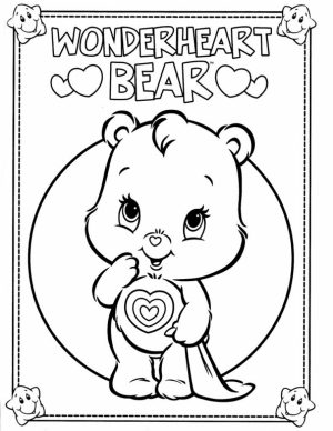 Kids’ Printable Care Bear Coloring Pages Free Online   p2s2s