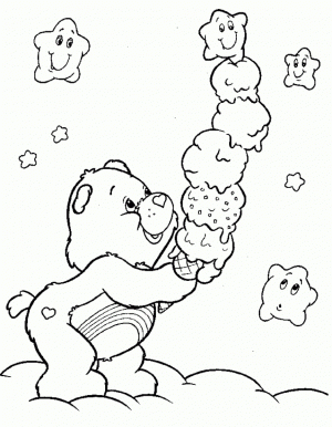 Kids’ Printable Care Bear Coloring Pages   x4lk2