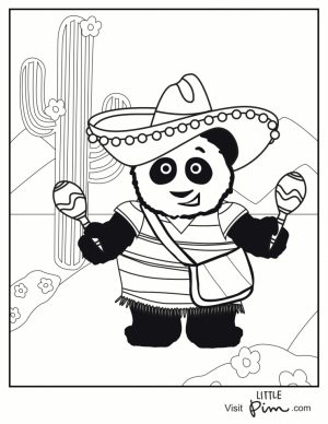 Kids Printable Cinco de Mayo Coloring Pages Holiday   02190