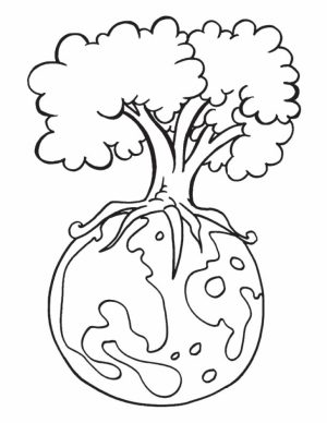 Kids Printable Earth Day Coloring Pages Free   75912