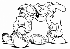 Kids’ Printable Garfield Coloring Pages Free Online   G1O1Z