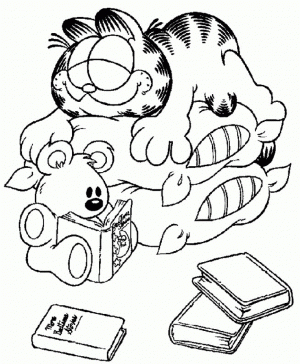 Kids’ Printable Garfield Coloring Pages   LC75F