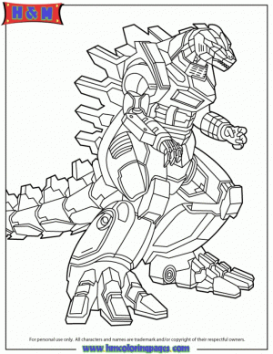 Kids’ Printable Godzilla Coloring Pages   uNrZj