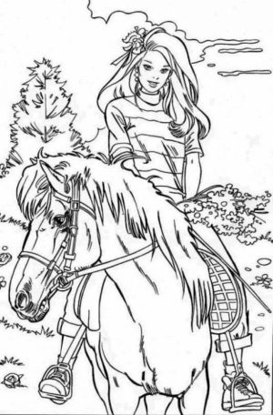 Kids’ Printable Horses Coloring Pages Free Online   cIxtO