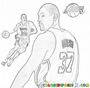 Kids’ Printable NBA Coloring Pages Free Online   G1O1Z