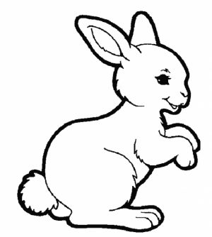 Kids’ Printable Rabbit Coloring Pages   LC75F