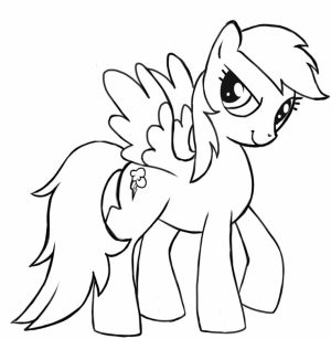 Kids’ Printable Rainbow Dash Coloring Pages Free Online   60196