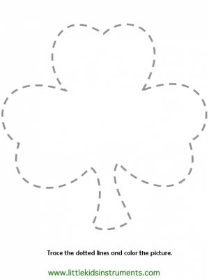 Kids’ Printable Shamrock Coloring Pages Free Online   p2s2s