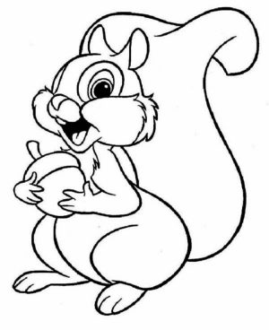 Kids’ Printable Squirrel Coloring Pages   x4lk2
