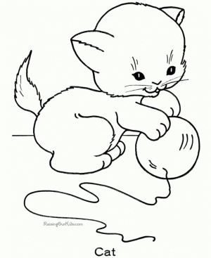 Kitten Coloring Pages Online   21648