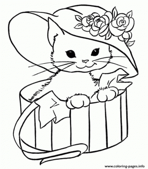 Kitten Coloring Pages Online   85993