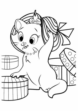 Kitten Coloring Pages Printable for Kids   12618