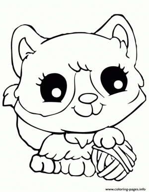 Kitten Coloring Pages Printable for Kids   34173