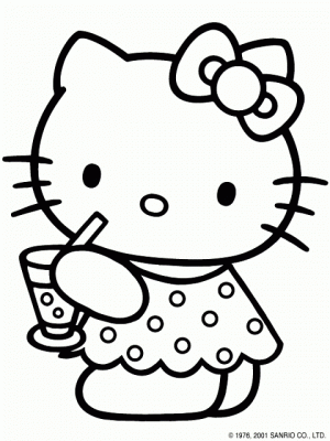Kitty Coloring Pages for Toddlers   74176