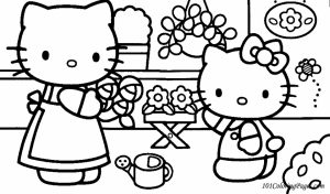 Kitty Coloring Pages Free to Print   09671