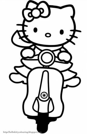 Kitty Coloring Pages Free to Print   6721