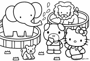 Kitty Coloring Pages Online Printable   57983