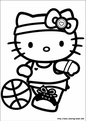 Kitty Coloring Pages to Print for Kids   48519