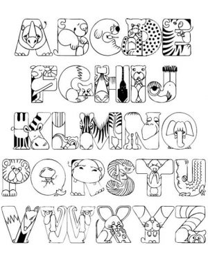 Letter Coloring Pages Free for Kids   6Ir1n