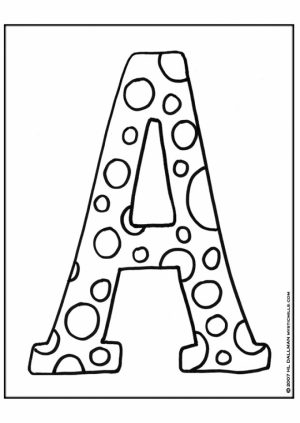 Letter Coloring Pages Free to Print   JU7zm