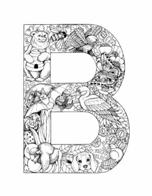 Letter Coloring Pages to Print Online   K0X5s